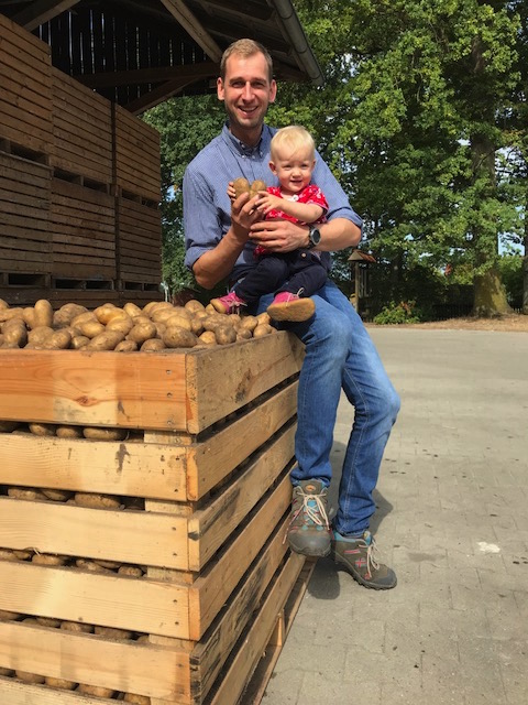 Erntefrische Kartoffeln aus der Region